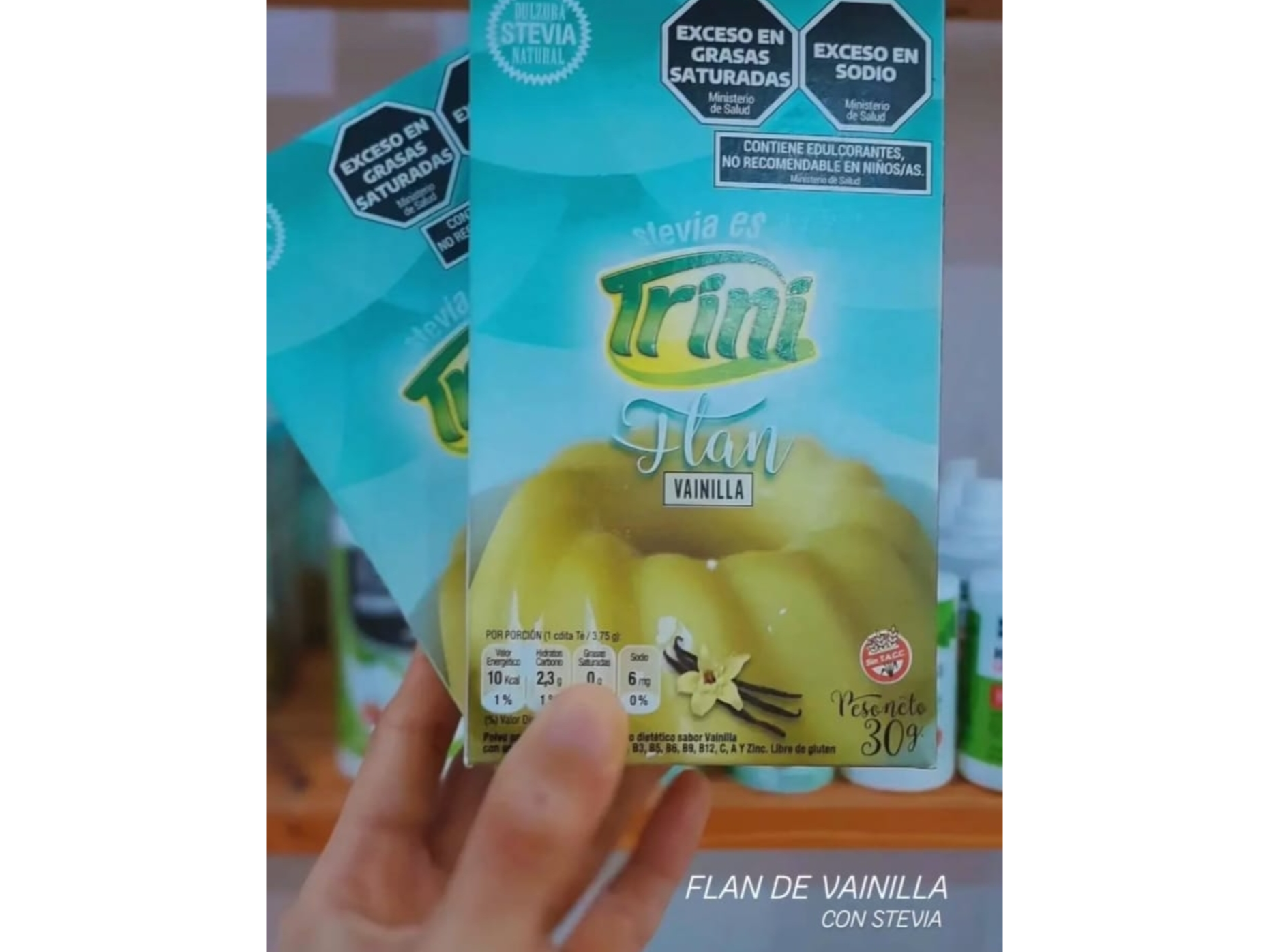 Flan dietético Trini