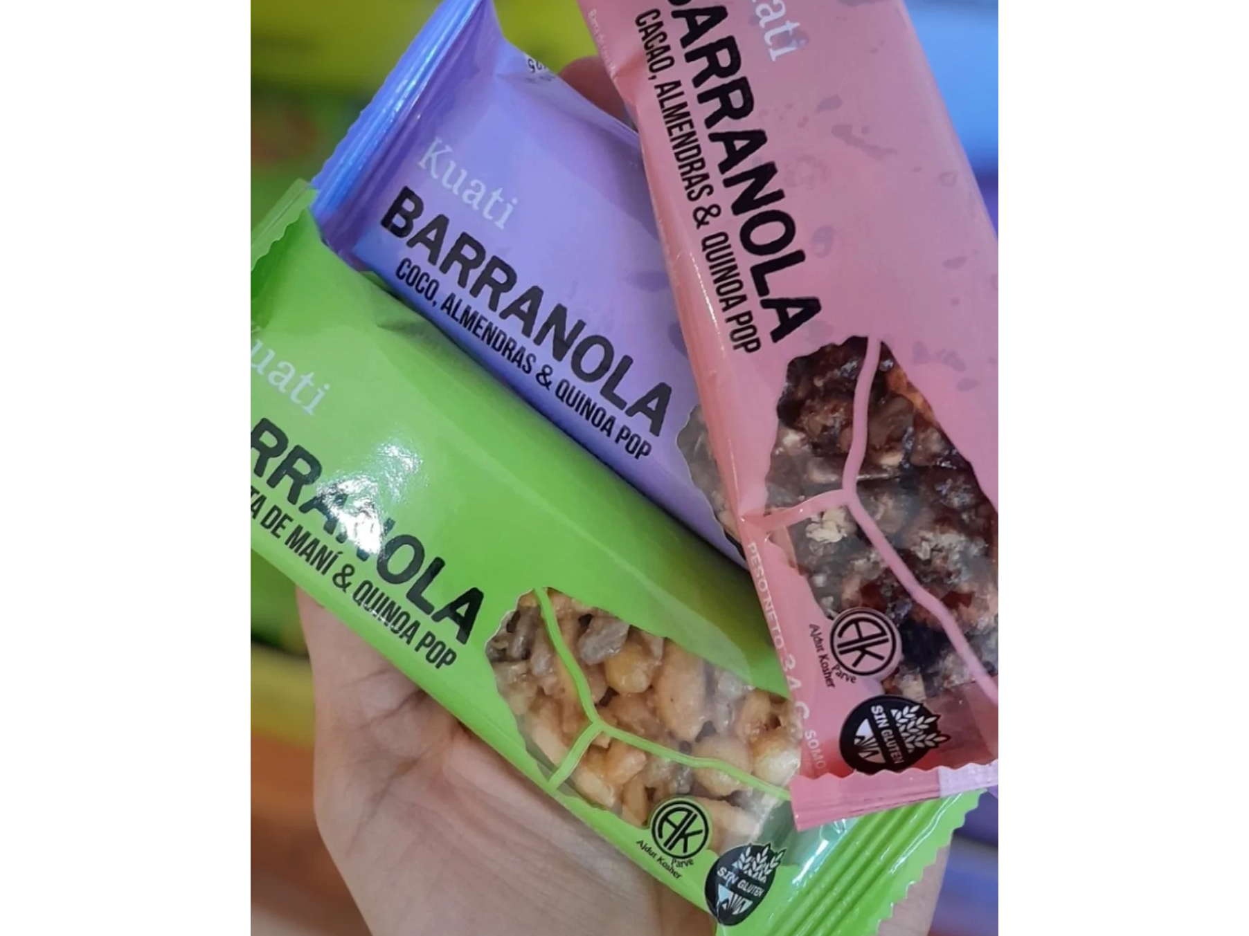 Barritas de cereal Kuati