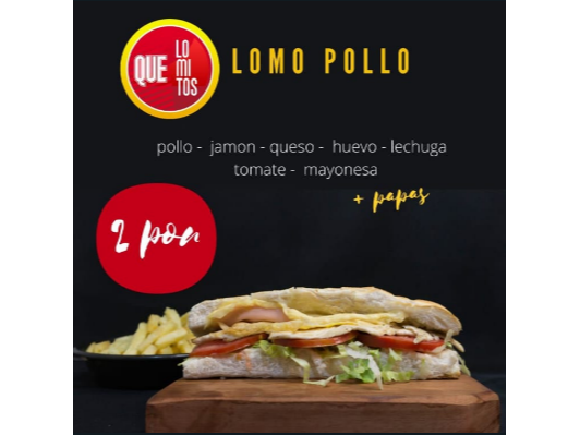 2 LOMOS DE POLLO