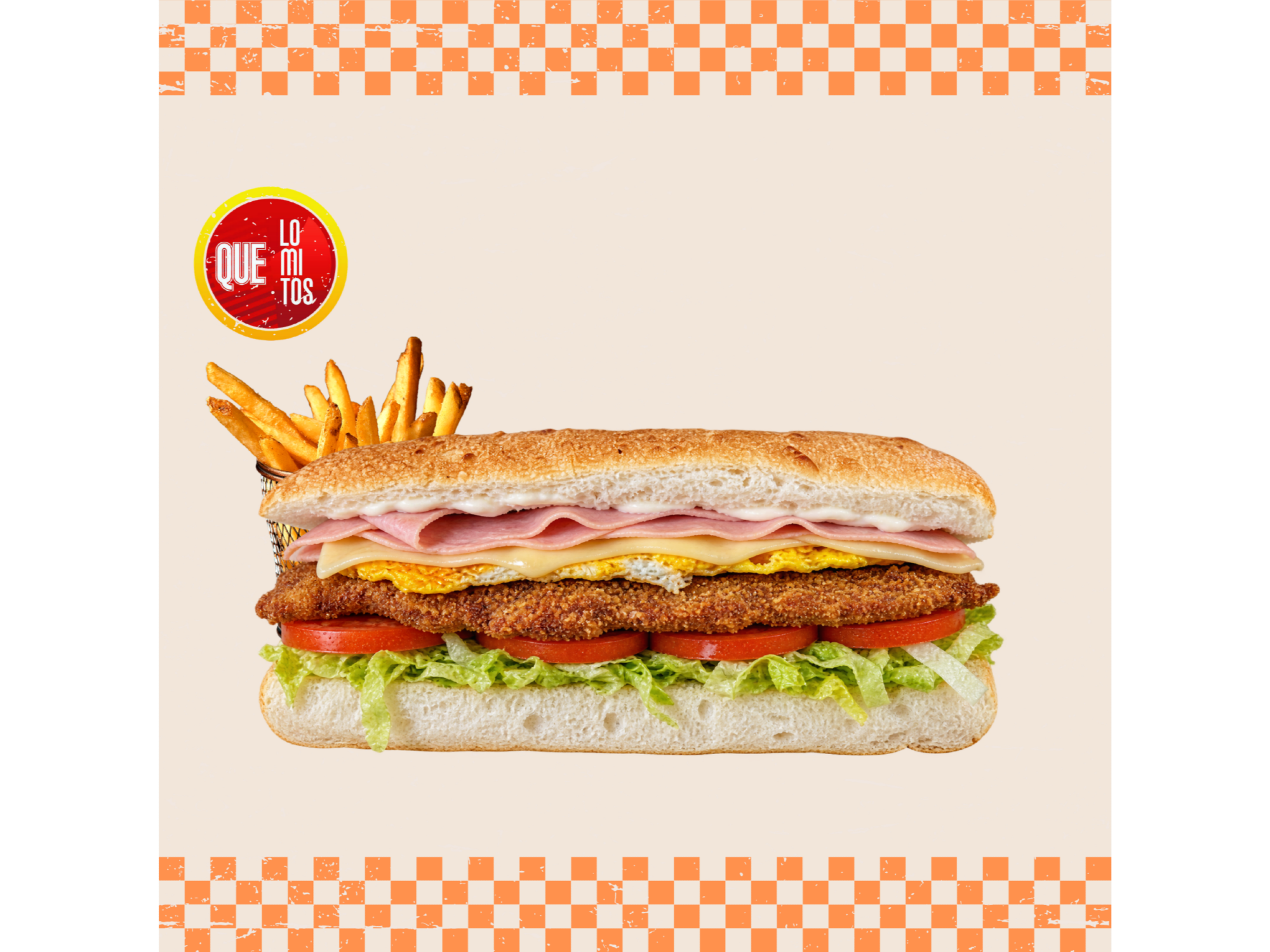 SANDWICH DE MILANESA de Que Lomitos - Santa Rosa