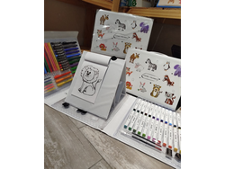 SET de arte con atril