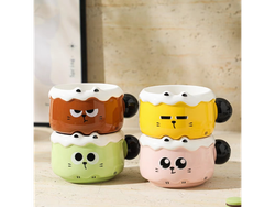 Taza gatos apilables