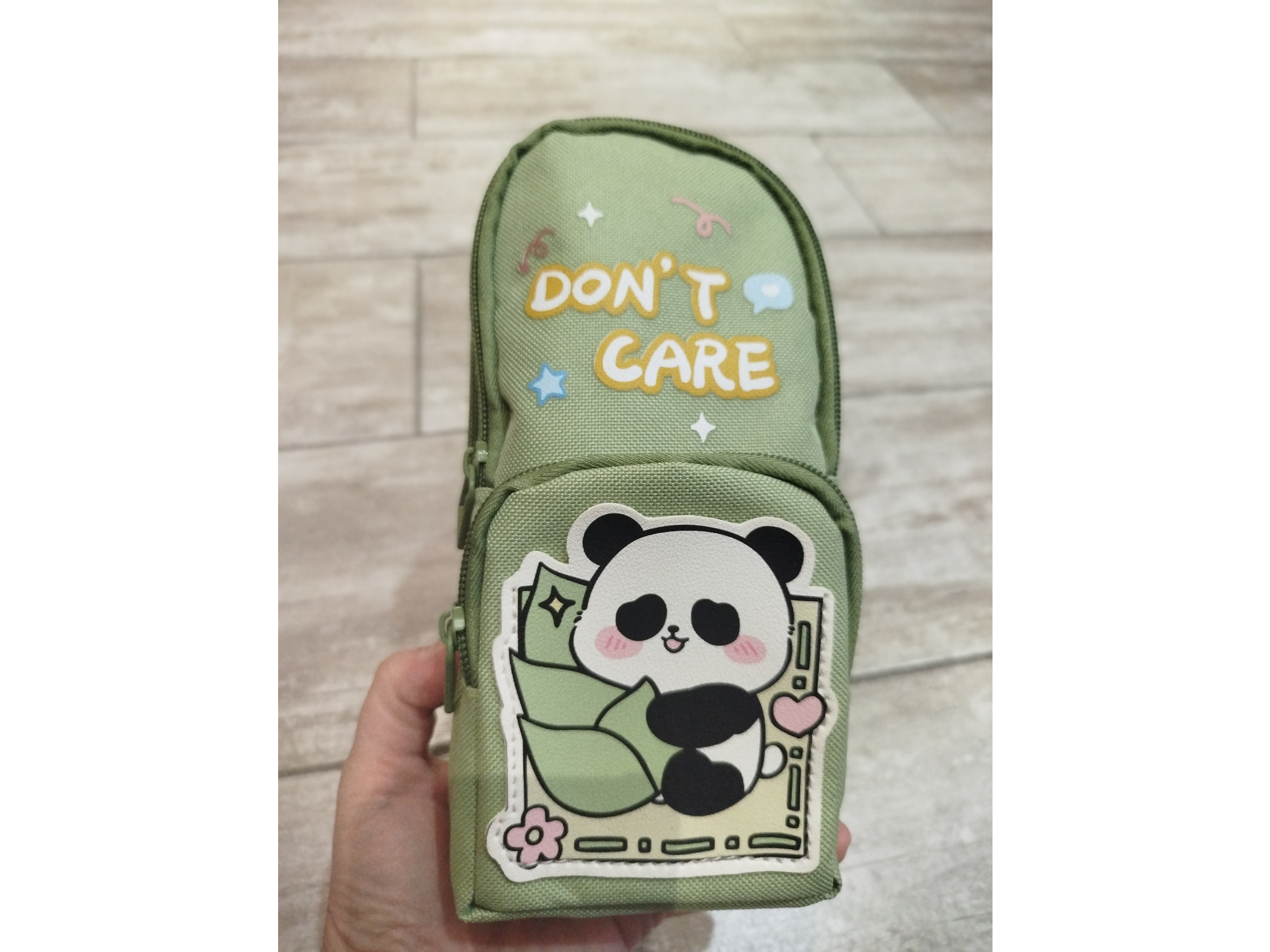 Cartuchera tipo mochi panda