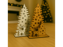 Alce + 2 pinos grandes