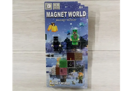 Mini bloques Imantados Minecraft x8