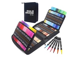 Marcadores DUAL BRUSH x 120