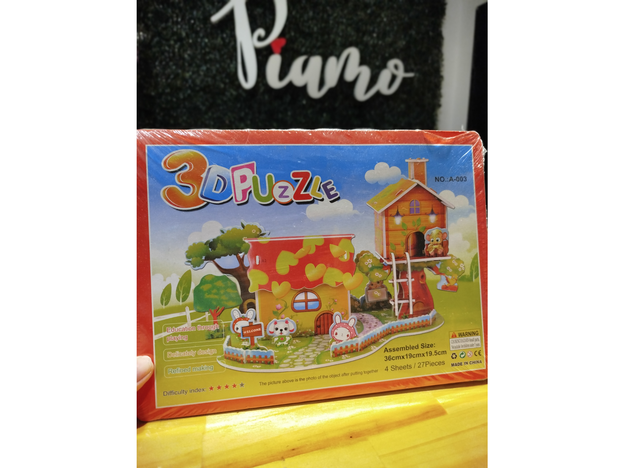 Rompecabezas 3D - casa en el árbol