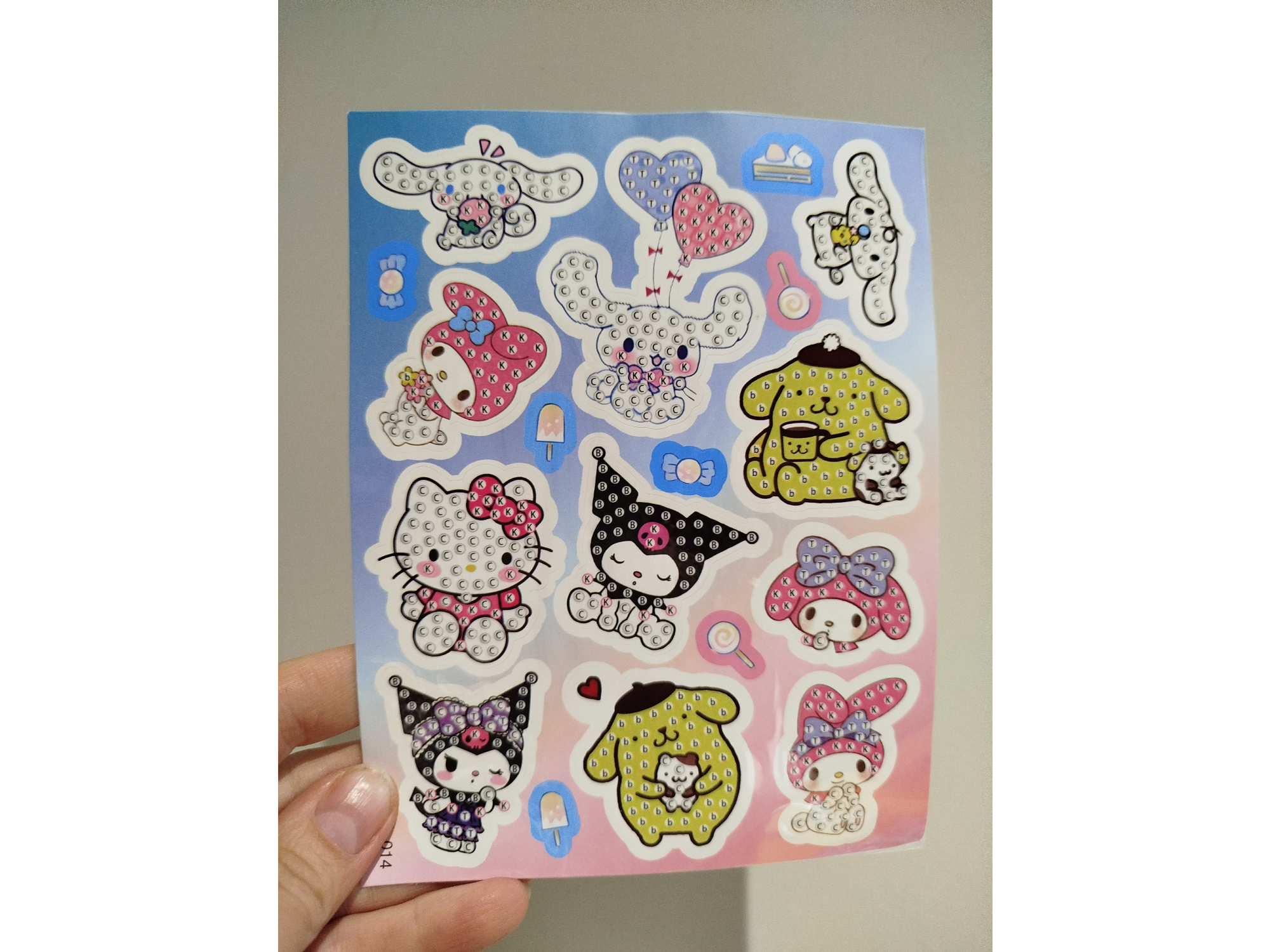 Diamond stickers