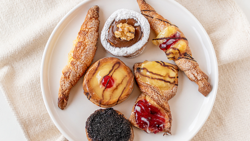 Panadería dulce y para merendar