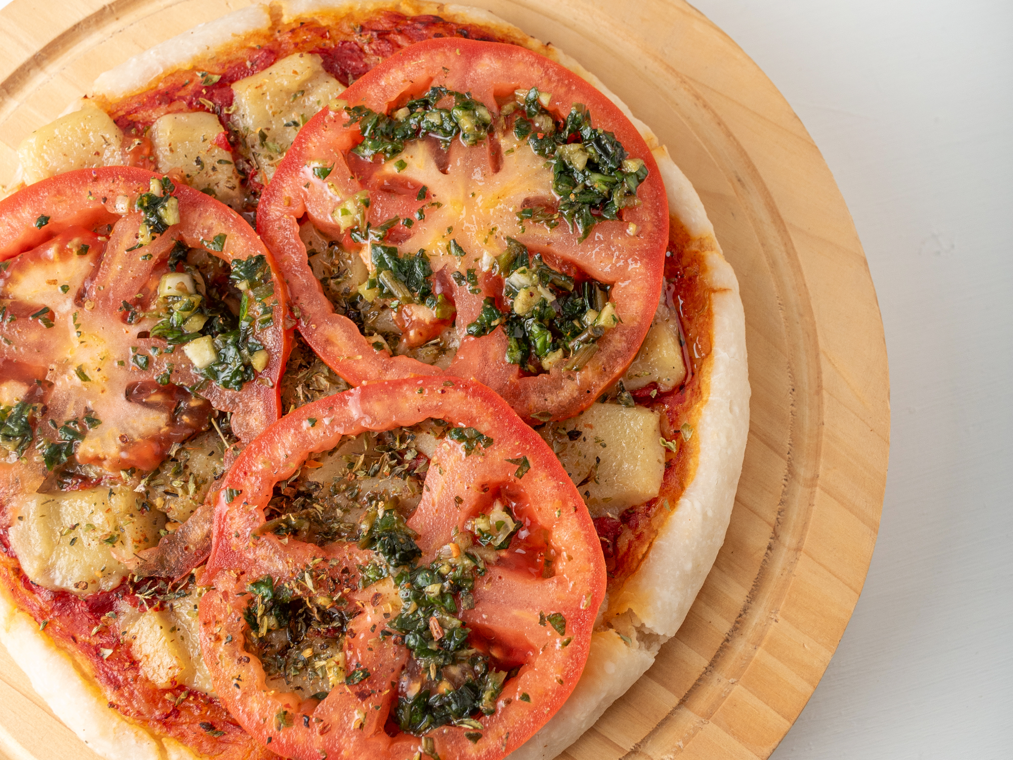 PIZZA MOZZARELLA NAPOLITANA VEGANA