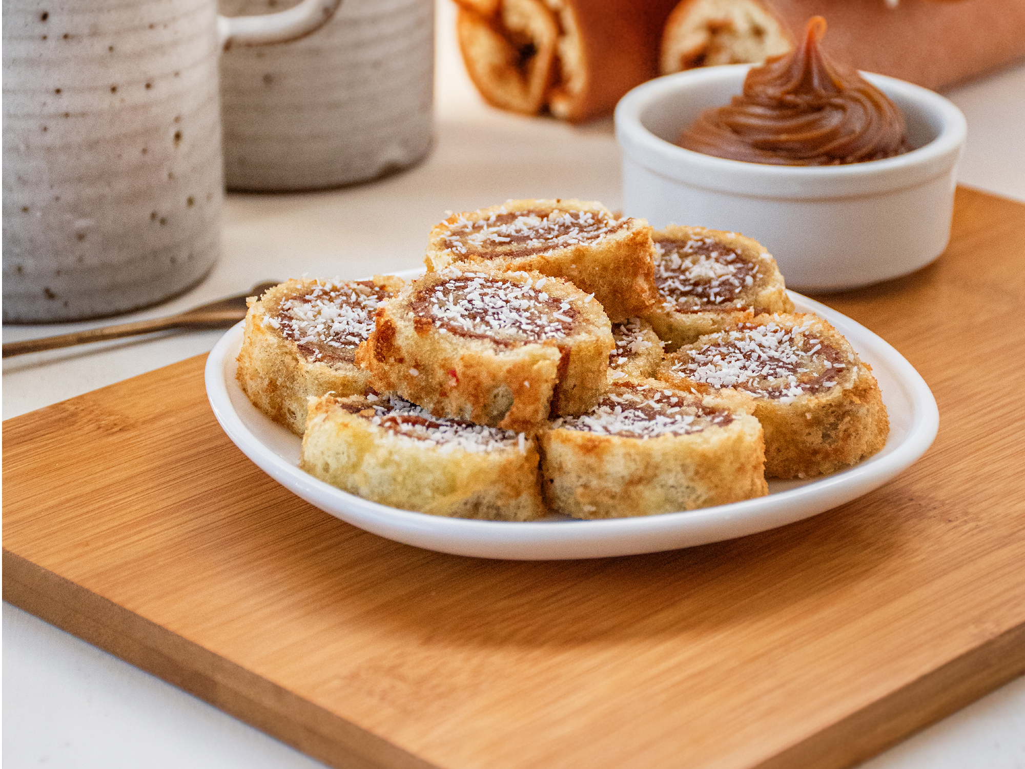 PIONONO ARROLLADO DULCE DE LECHE X9