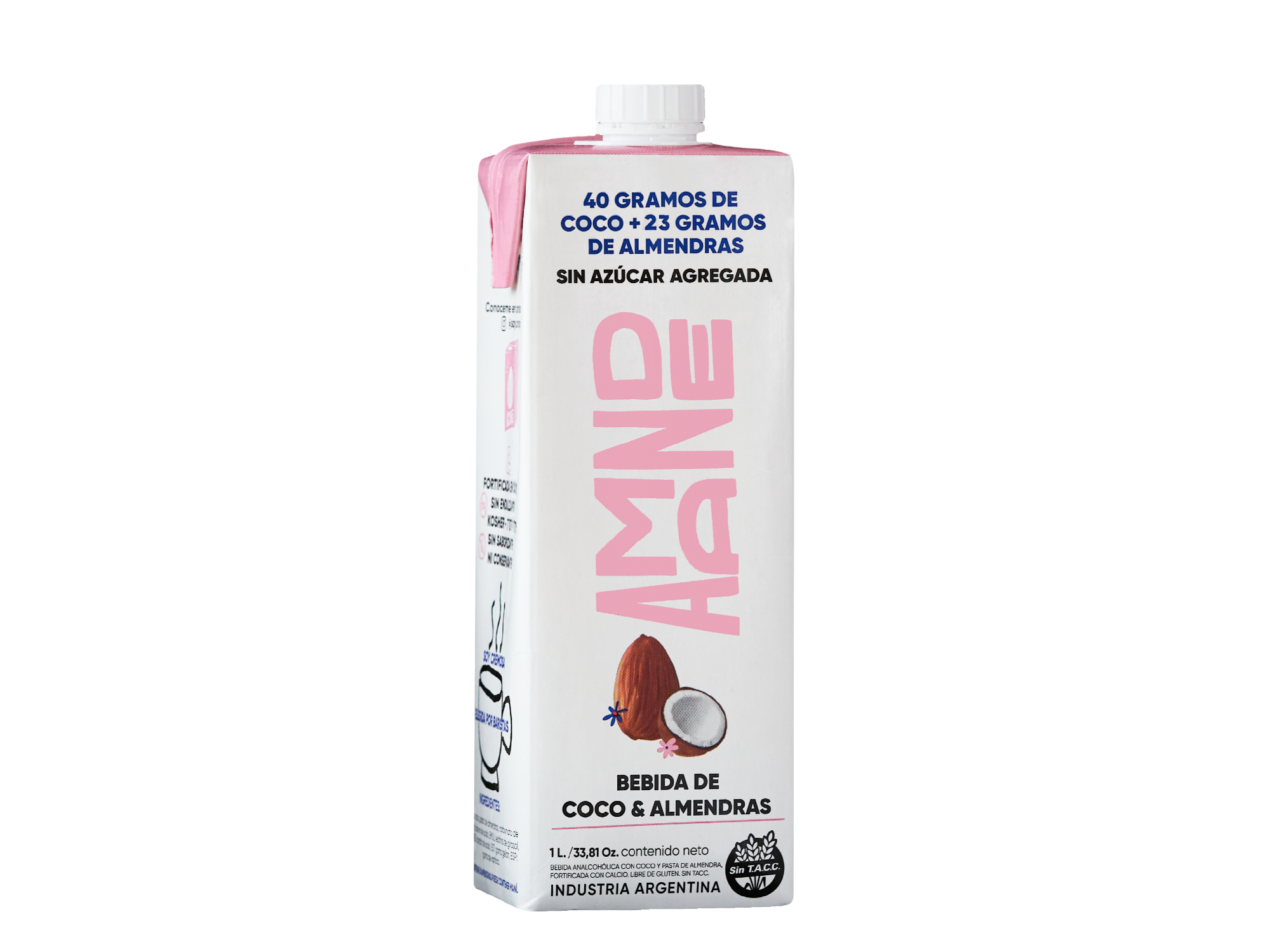 LECHE DE COCO Y ALMENDRAS AMANDE 1 L