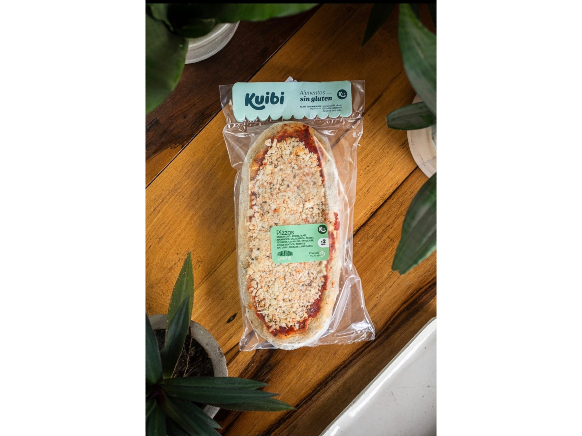 PIZZA DE MUZZARELLA x 2 UNIDADES - KUIBI SIN GLUTEN