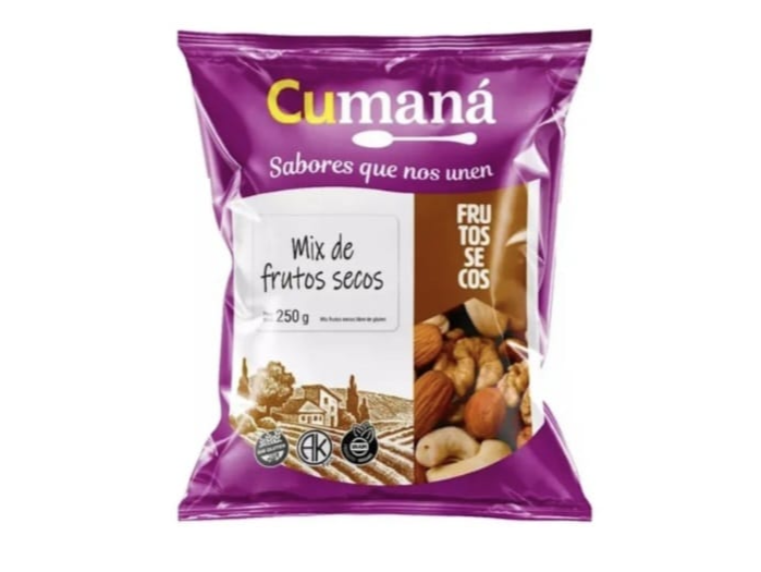 MIX FRUTOS SECOS S/TACC CUMANA 250 gr