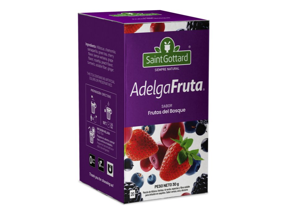 TE ADELGAFRUTA  FRUTOS DEL BOSQUE  SAINT GOTTARD  20 SAQ