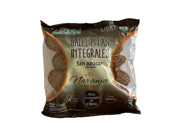GALLETITAS INTEGRALES NARANJA DIETETICAS CERAL 180 gr