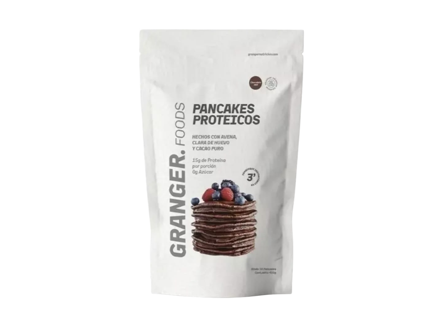 PANCAKES PROTEICOS GRANGER S/GLUTEN S/AZUC 400 gr