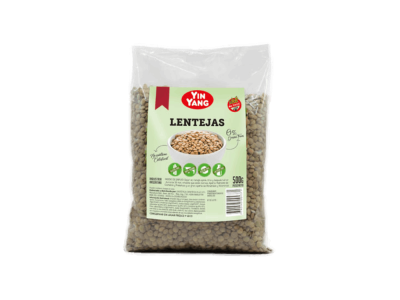 LENTEJAS YIN YANG S/GLUTEN  500 gr