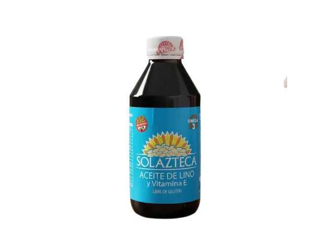 ACEITE DE LINO Y VITAMINA E SOLAZTECA 250 cc