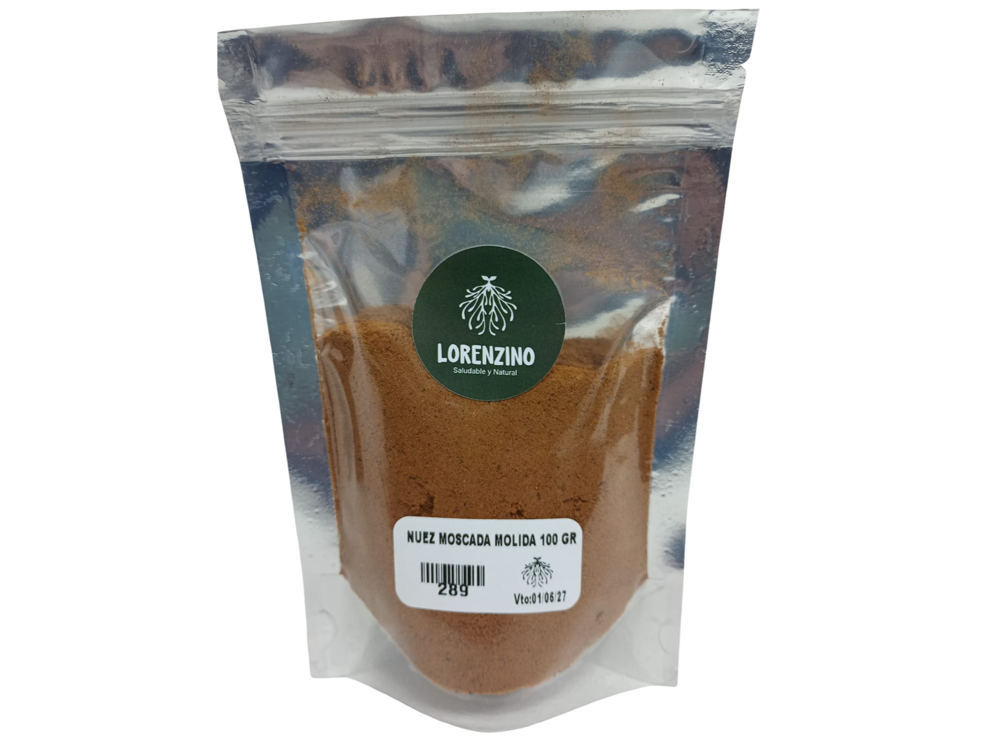 NUEZ MOSCADA MOLIDA 100 gr