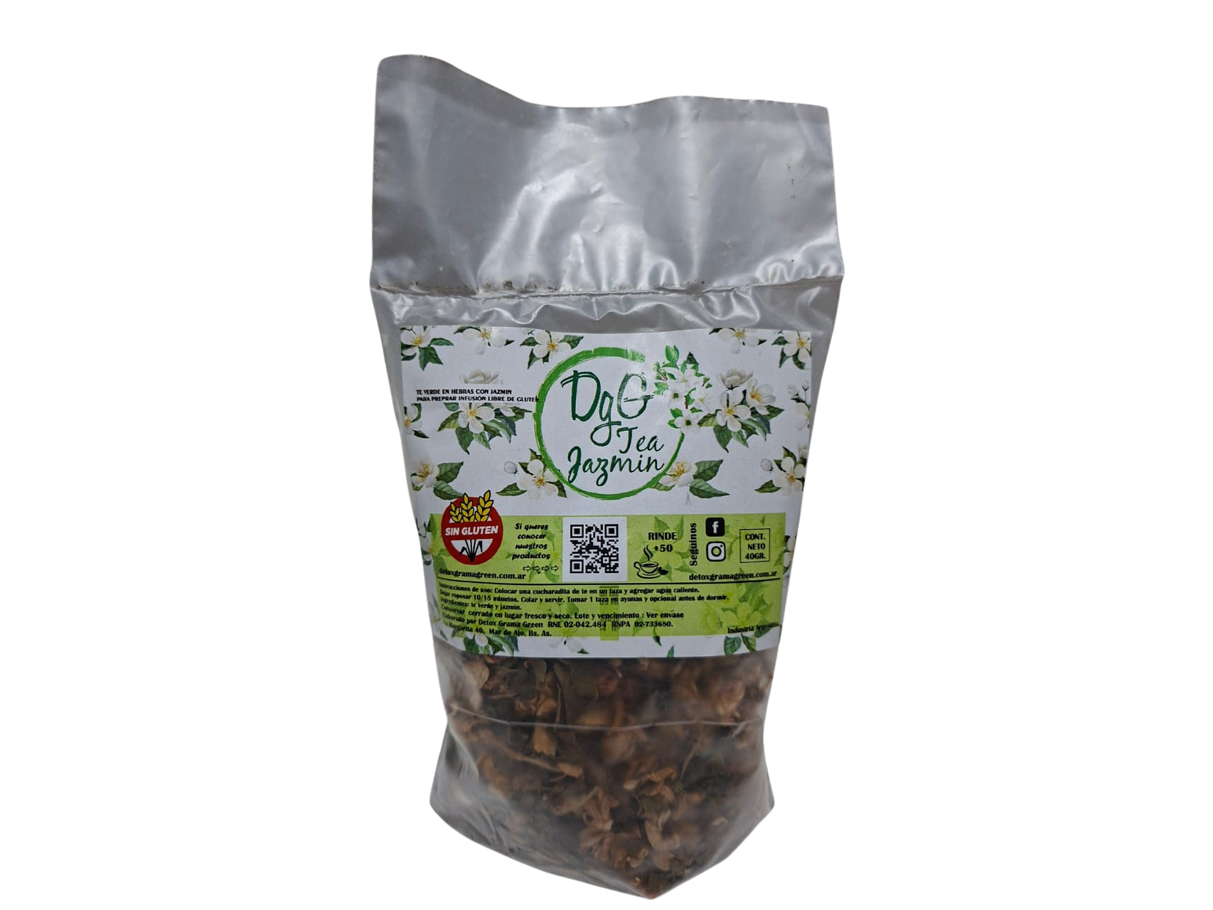 JAZMIN TEA  DETOX GRAMA GREEN 40 gr