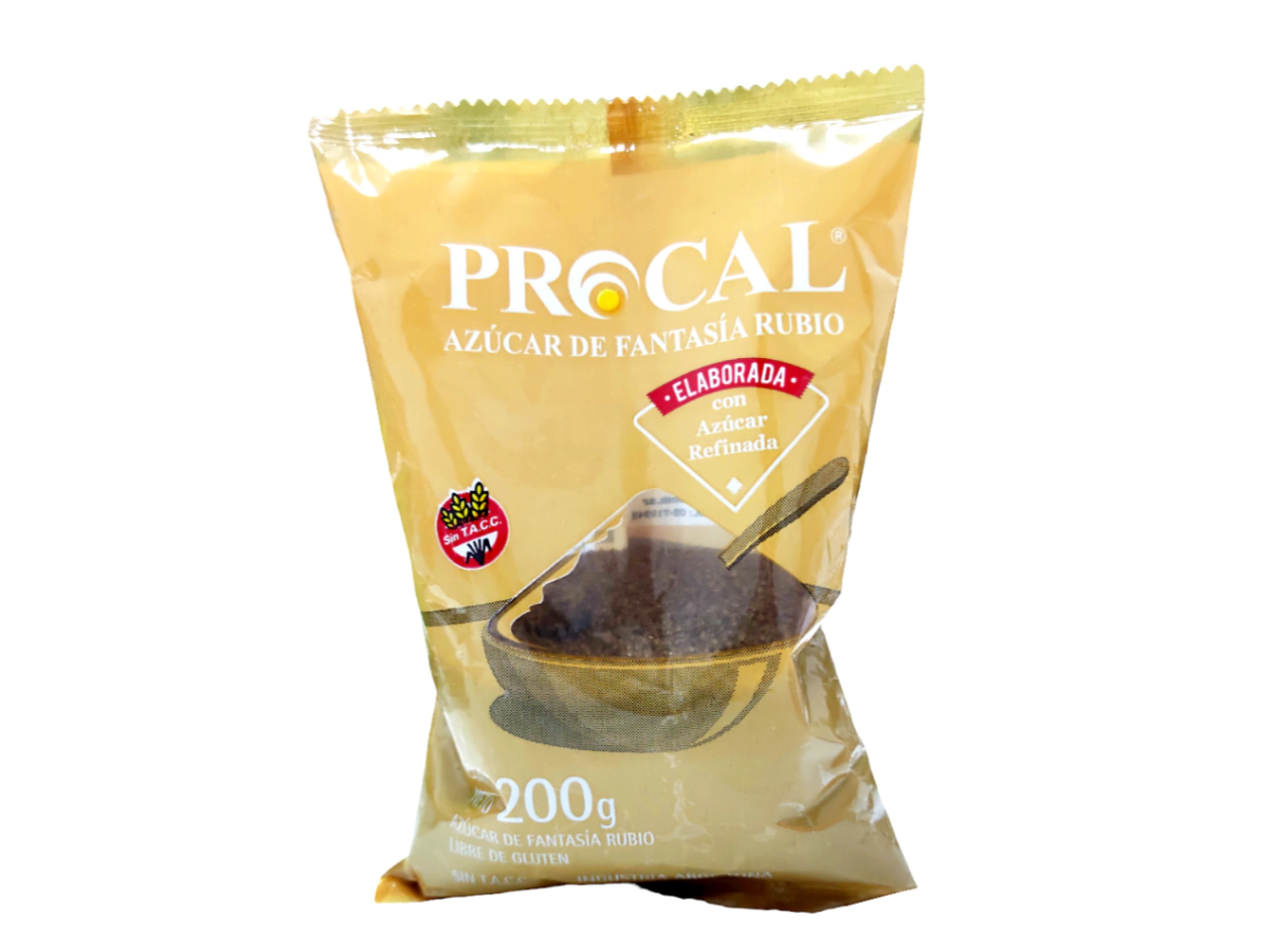 AZUCAR RUBIA S/TACC PROCAL 200 gr