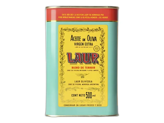 ACEITE DE OLIVA VIRGEN EXTRA LAUR BLEND DE TERROIR S/GLUTEN   500 ml
