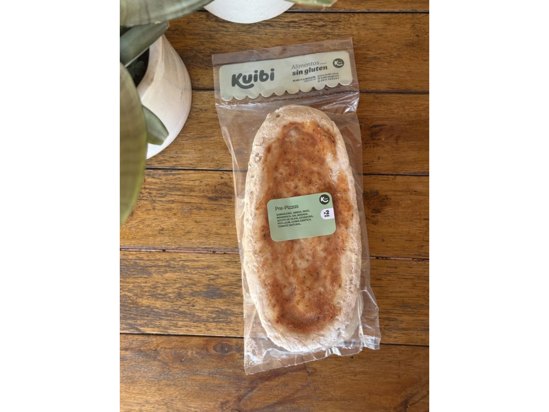 PRE PIZZA x 2 UNIDADES - KUIBI SIN GLUTEN