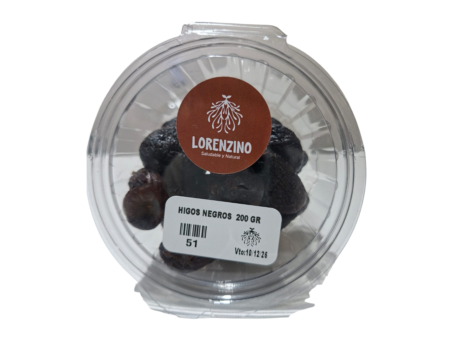 HIGOS NEGROS DESHIDRATADOS  200 gr