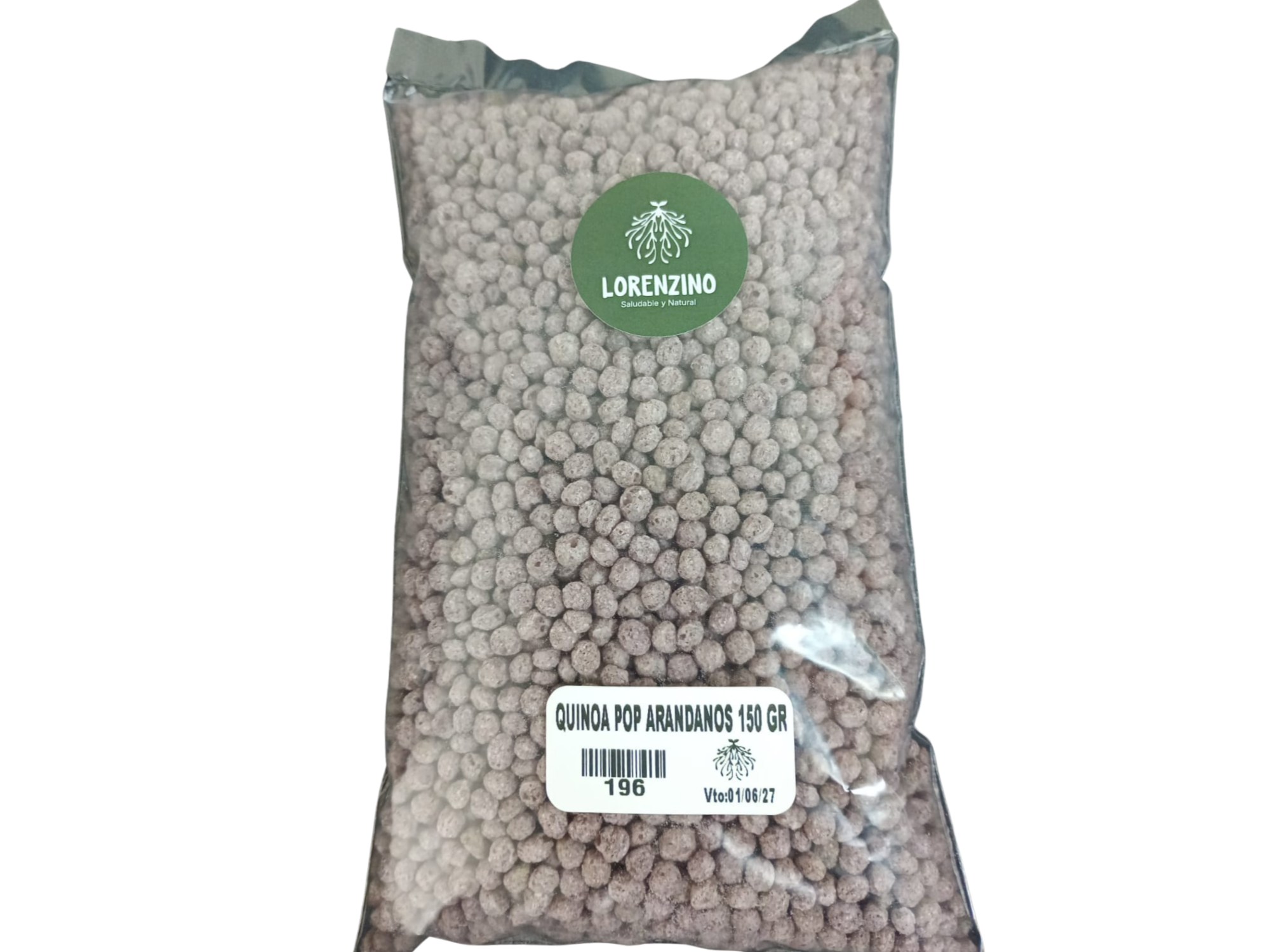 QUINOA POP C/ARANDANOS  150 gr