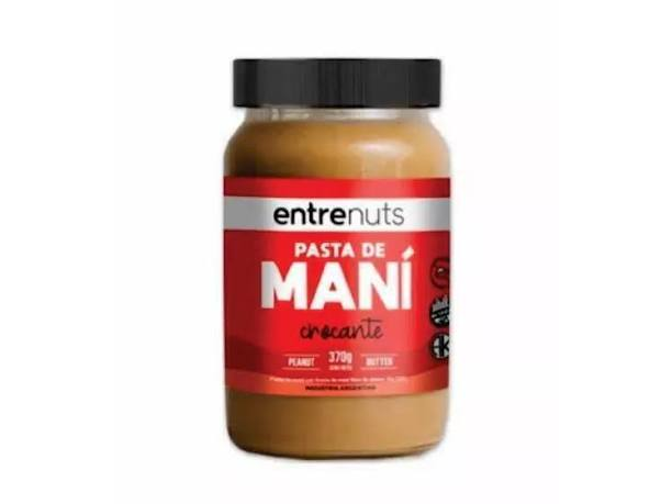 PASTA DE MANI CROCANTE ENTRENUTS 370 gr