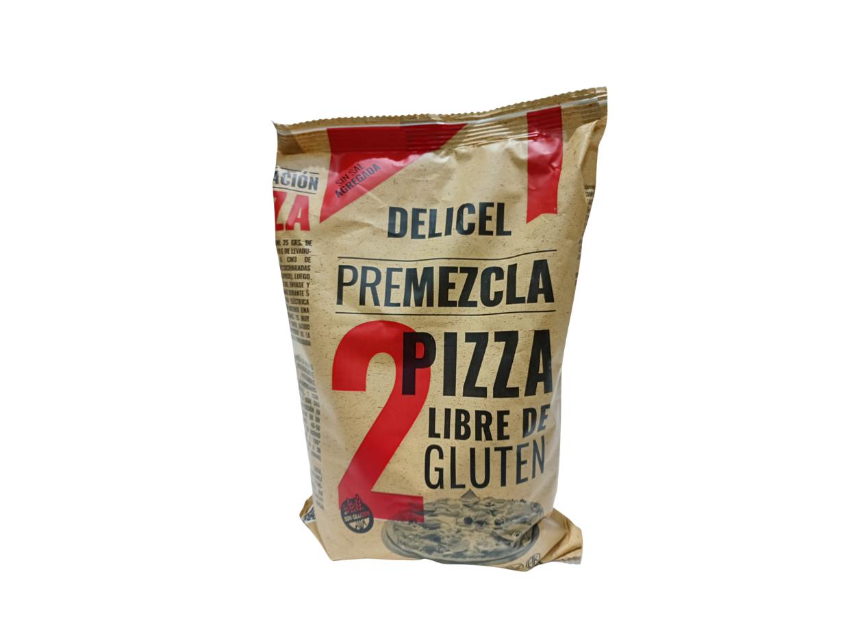 PREMEZCLA PIZZA S/GLUTEN DELICEL 500 gr