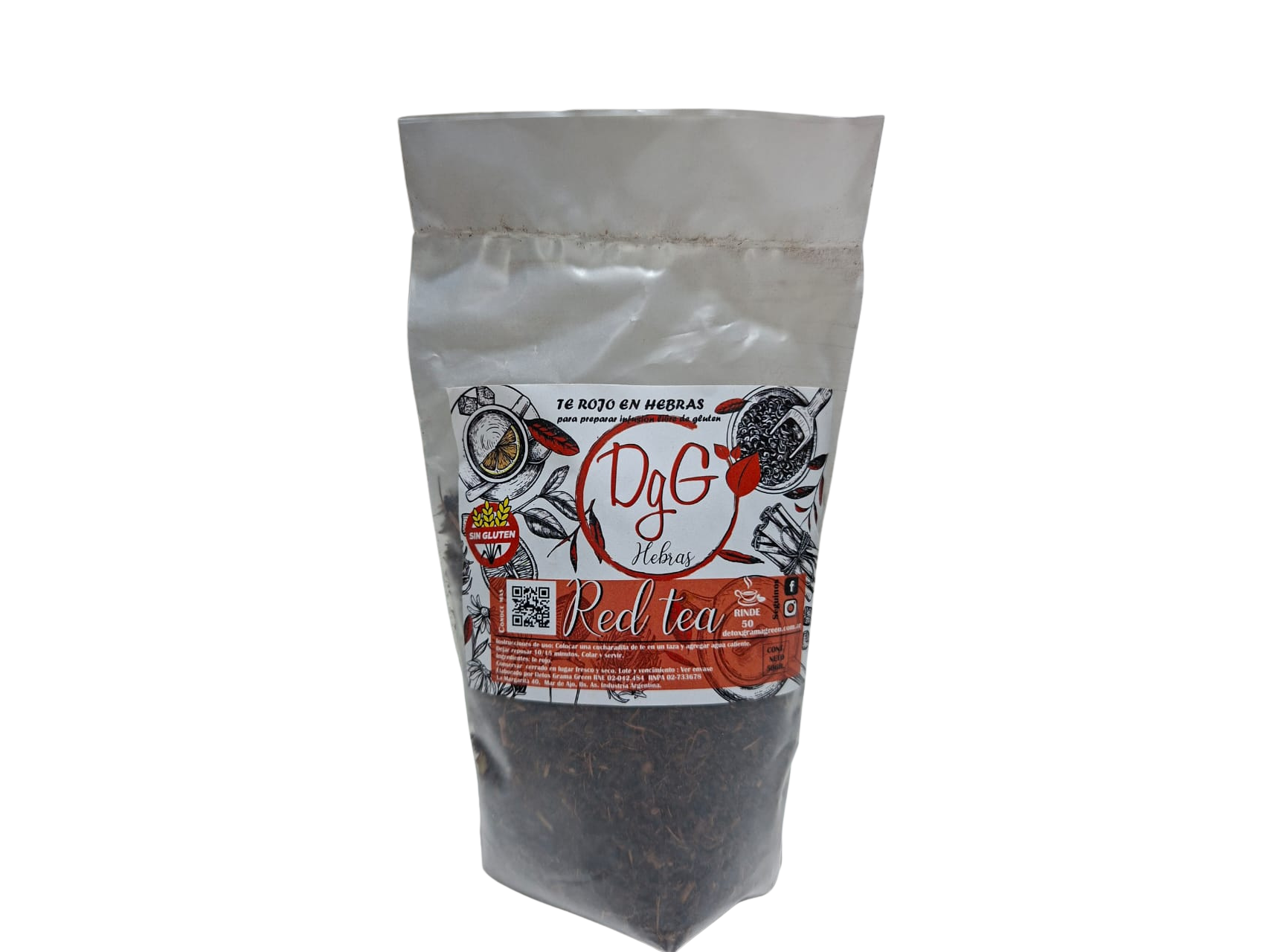 RED TEA  DETOX GRAMA GREEN 50 gr