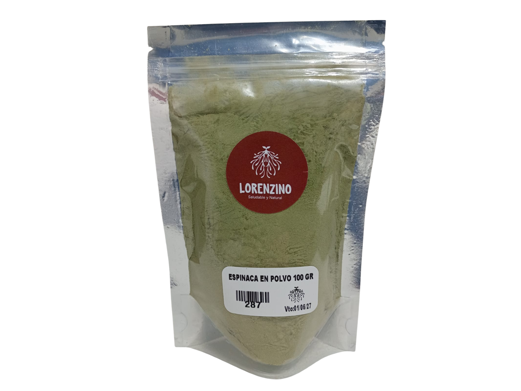 ESPINACA EN POLVO   100 gr
