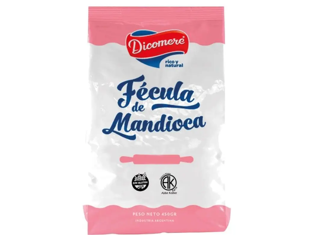 FECULA DE MANDIOCA  SIN GLUTEN DICOMERE 450 gr
