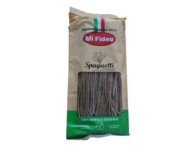 FIDEOS DE SEMOLIN INTEGRAL MI FIDEO  227 gr