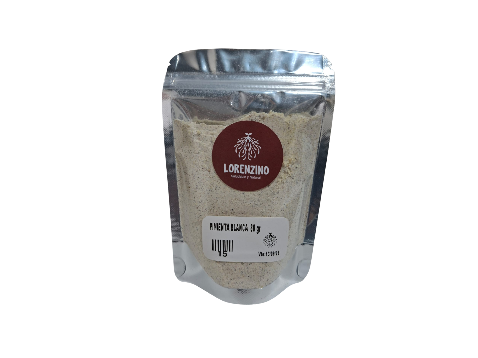 PIMIENTA BLANCA MOLIDA 80 gr