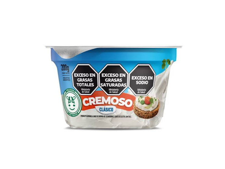 QUESO CREMOSO UNTABLE CLASICO S/TACC FELICES LAS VACAS 200 gr