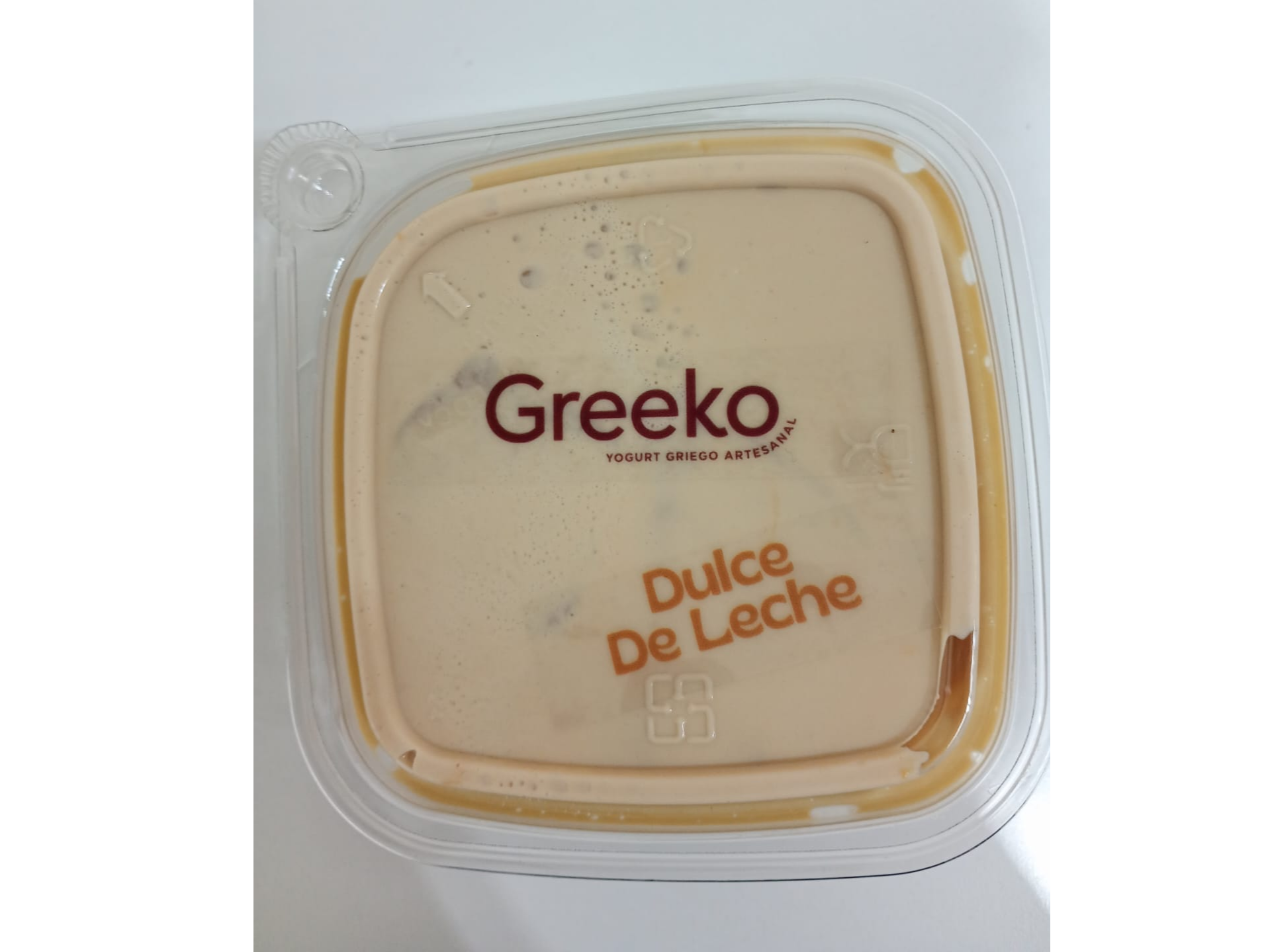 YOGURT GRIEGO GREEKO SABORIZADO DULCE DE LECHE  300 gr