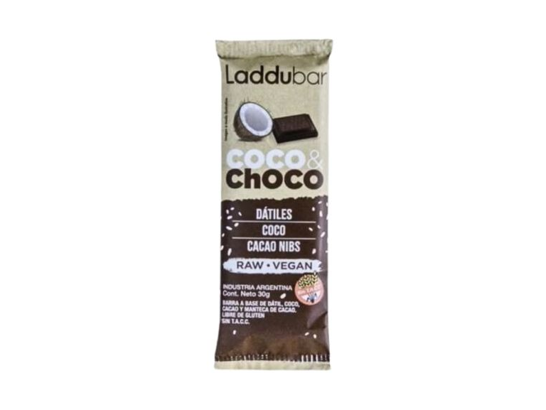 BARRA CHOCO Y COCO  S/GLUTEN LADDUBAR 30 gr