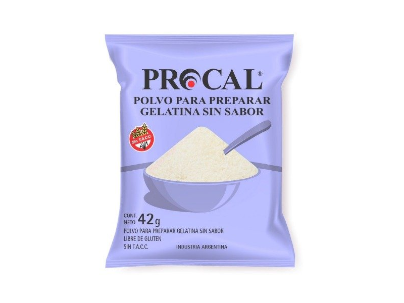 GELATINA SIN SABOR S/TACC PROCAL  42 gr