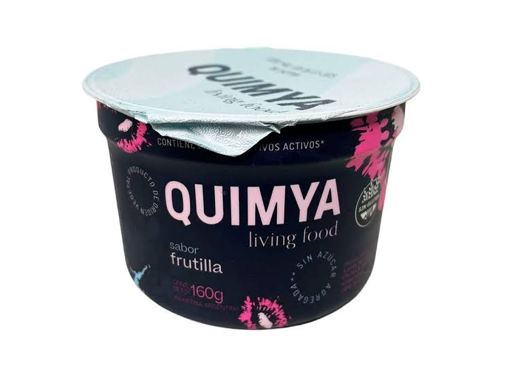 YOGURT QUIMYA VEGANO SABOR FRUTILLA S/AZUCAR S/TACC  150 gr