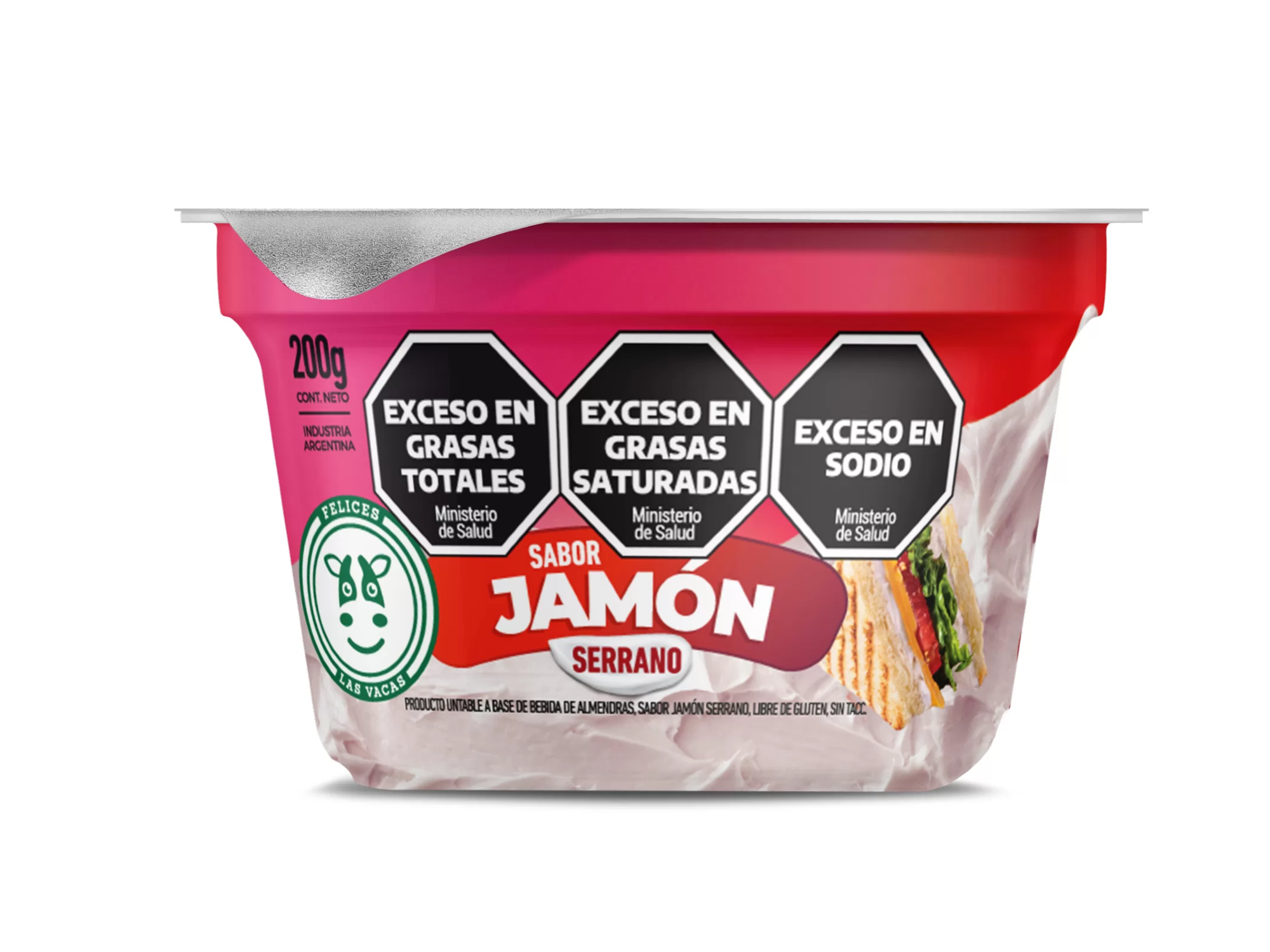 QUESO UNTABLE SABOR JAMN SERRANO 200 gr
