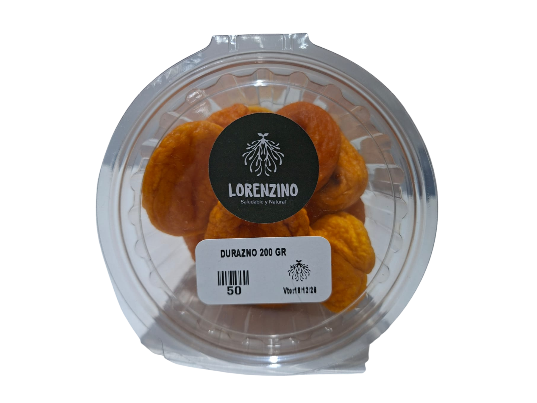 DURAZNOS DESHIDRATADOS  200 gr