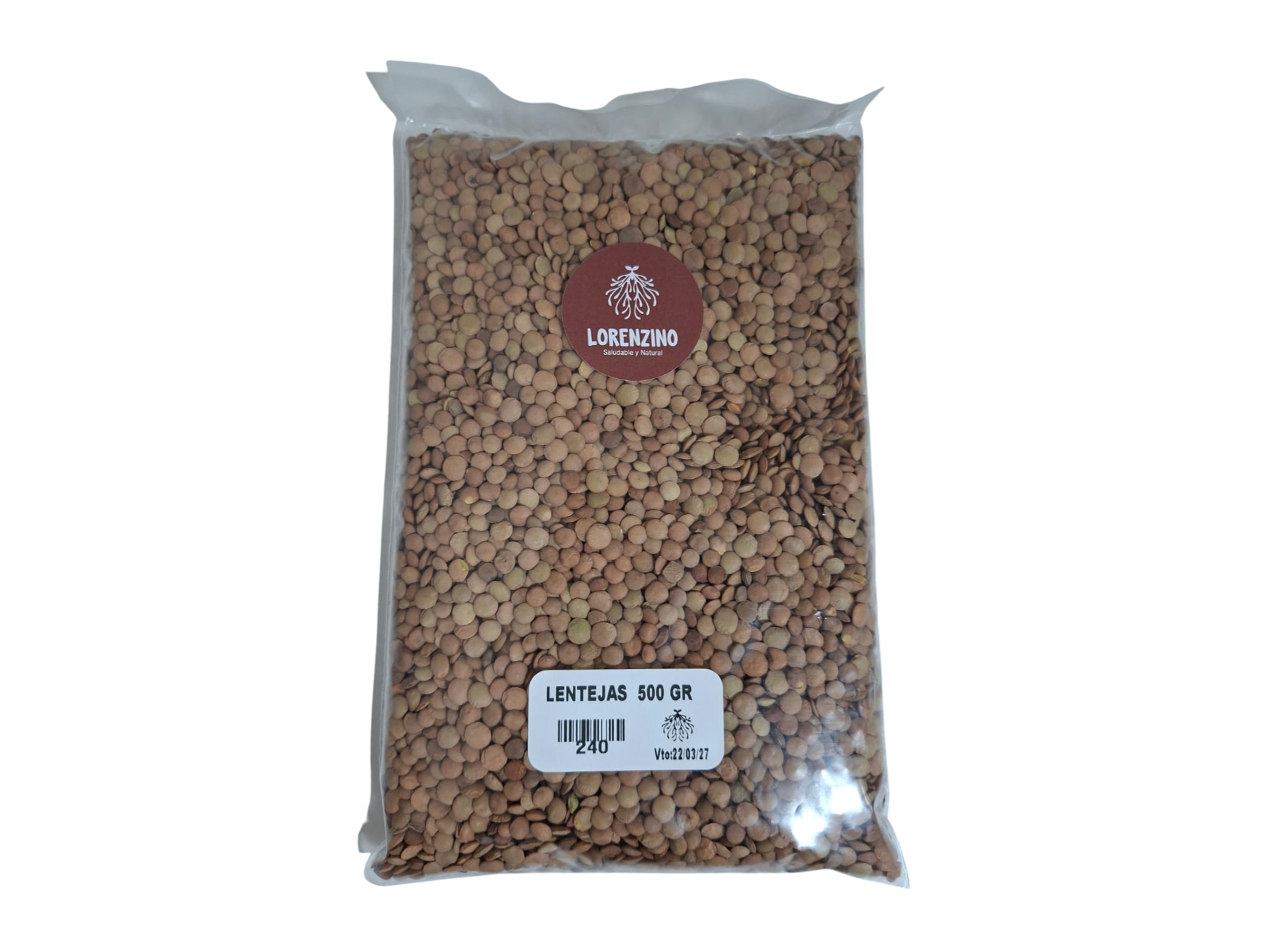 LENTEJAS (LENTEJON NACIONAL)  500 gr