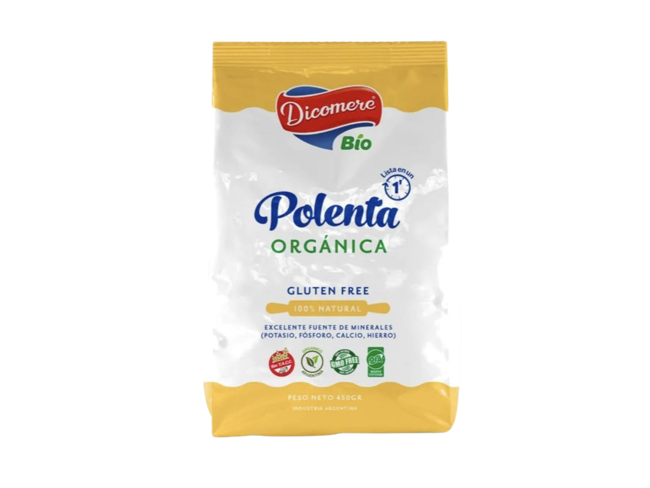 POLENTA ORGANICA S/TACC DICOMERE 450 gr