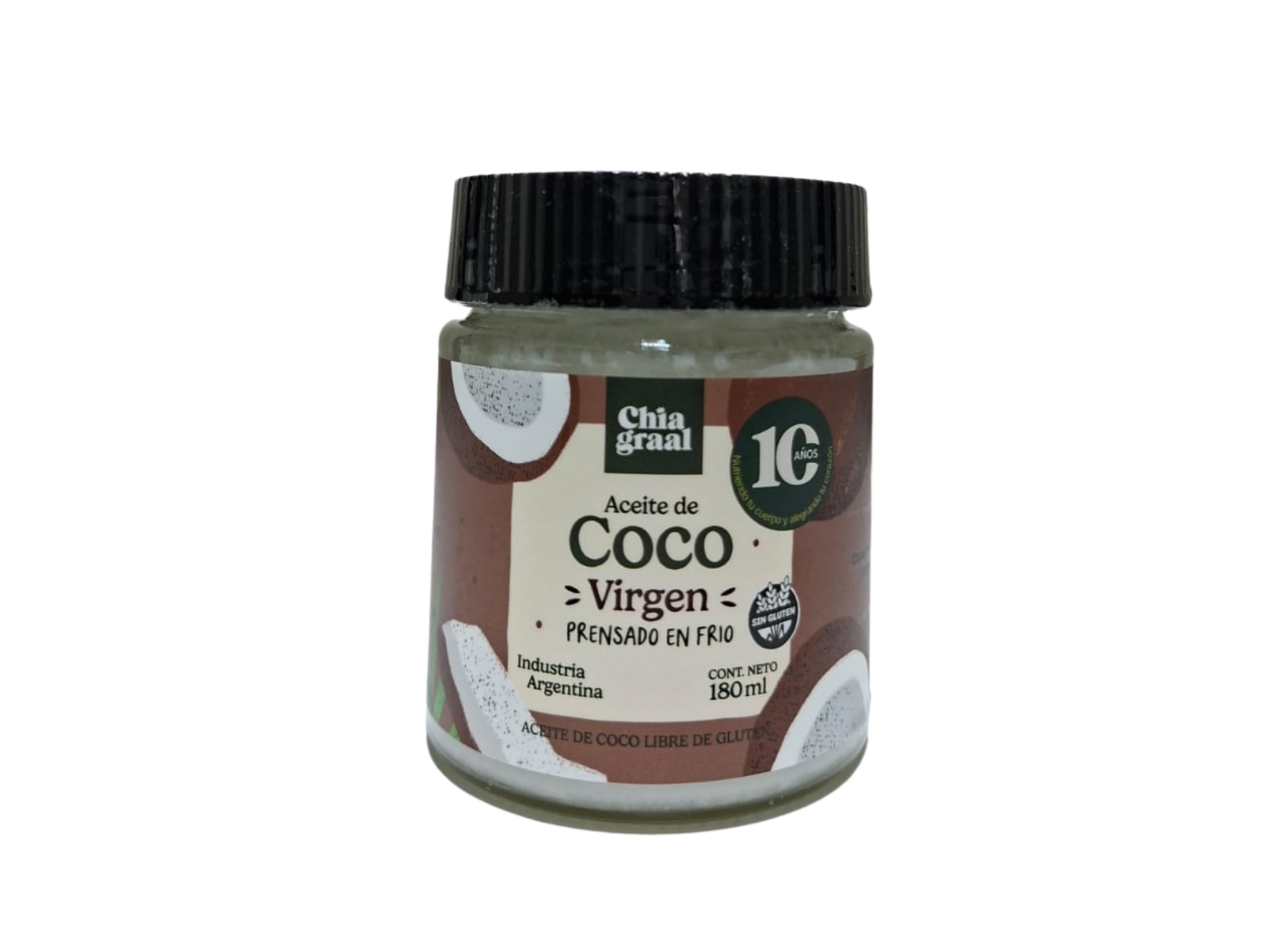 ACEITE DE COCO VIRGEN PRENSADO EN FRIO CHIA GRAAL