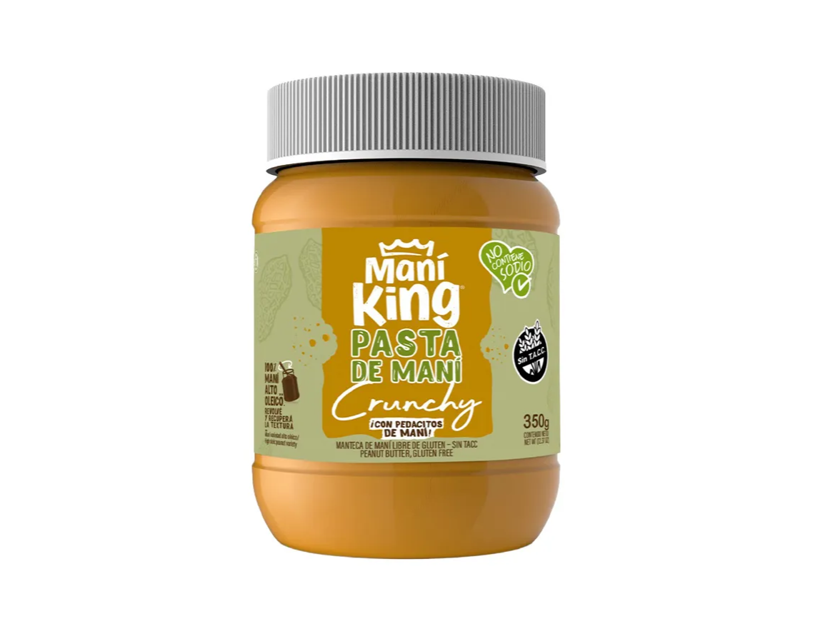 PASTA DE MANI  CRUNCHI MANI KING 350 gr