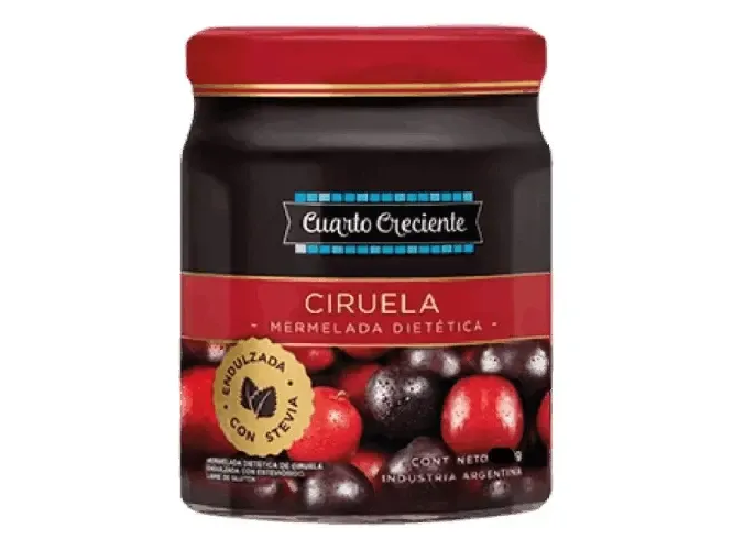 MERMELADA  CIRUELA CUARTO CRECIENTE  280 gr