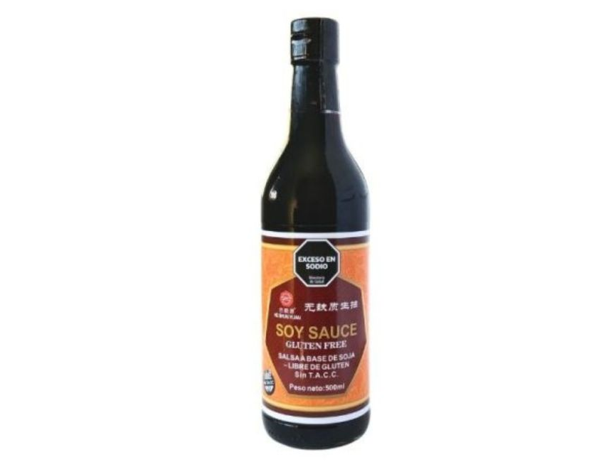 SALSA DE SOJA SOY SAUCE S/GLUTEN 250 ml